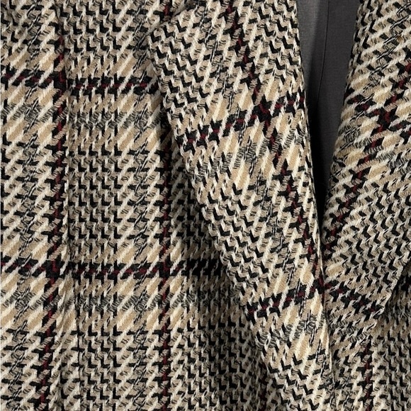 Gorgeous! Vintage Junior House 100% wool houndstooth blazer, academia - Picture 4 of 13